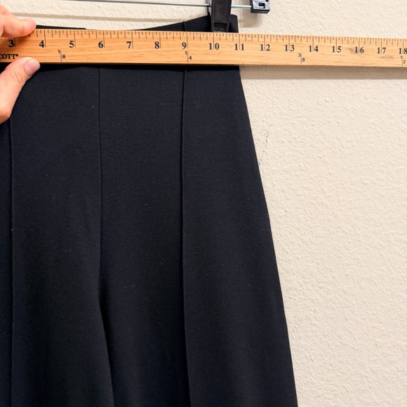 Ripley Rader Ponte Knit Long Wide Leg Pants Women's Sz 2 Pull On Black High Rise - Picture 11 of 14